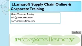 LLamasoft Supply Chain online Training By Proexcellency.