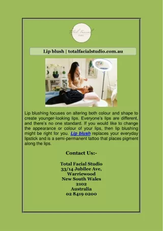 lip blush totalfacialstudio com au