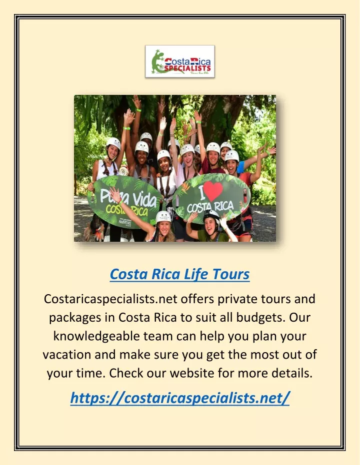 costa rica life tours