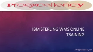 IBM Sterling WMS