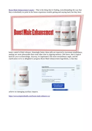 boost male enhancement canada that is the thing