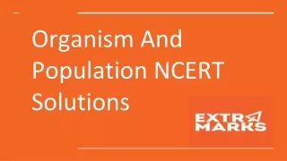 Organism And Population NCERT Solutions
