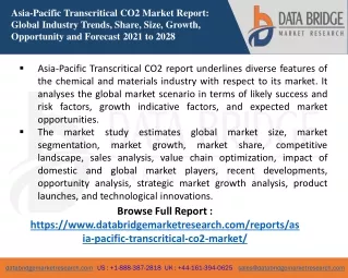 asia pacific transcritical co2 market report