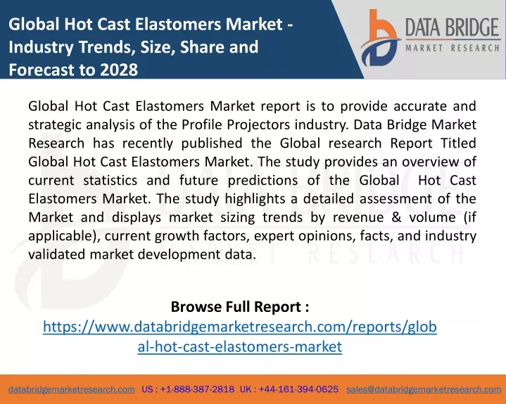 global hot cast elastomers market industry trends