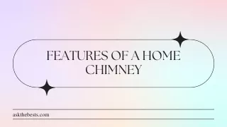 features of a home chimney