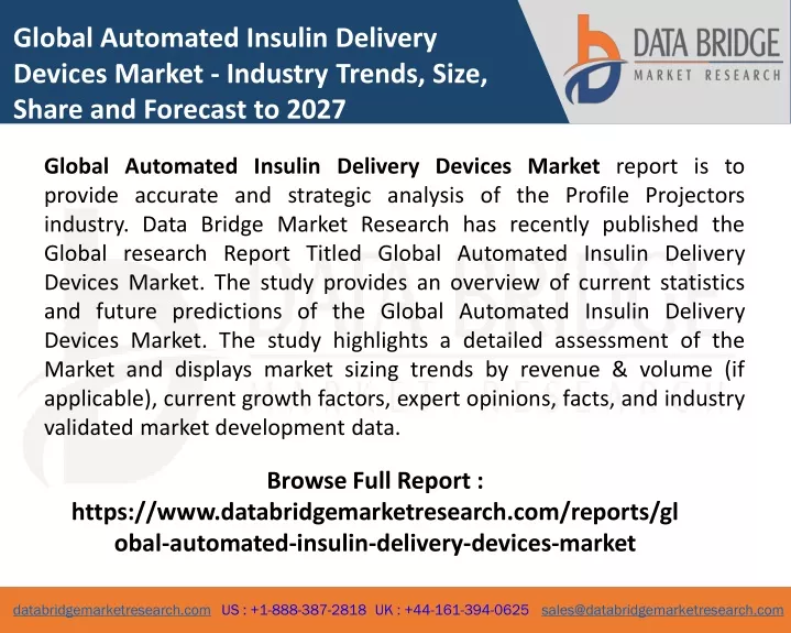 global automated insulin delivery devices market
