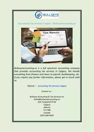 accounting tax services calgary