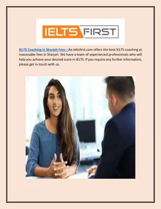 Ielts Coaching In Sharjah Fees  Ae.ieltsfirst.com