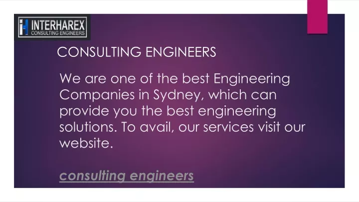 consulting engineers