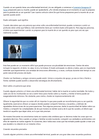 Funeraria Zaragoza 24h recomienda los pasos básicos de la planificación funerari