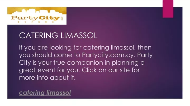 catering limassol