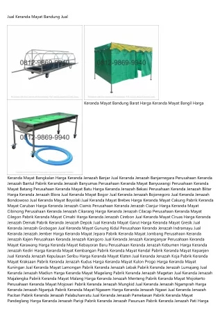 jual keranda mayat bandung jual