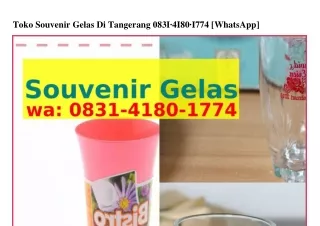 toko souvenir gelas di tangerang 083i 4i80 i774