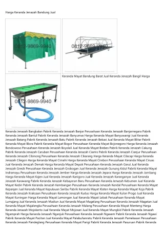 harga keranda jenazah bandung jual