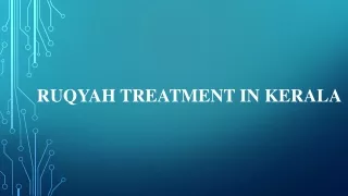 Ruqyah Treatment in Kerala