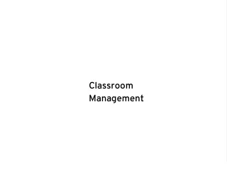classroom management
