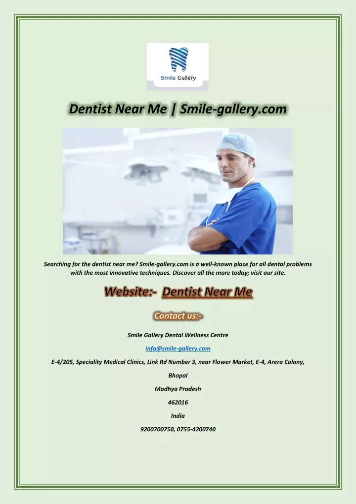 dentist near me smile gallery com