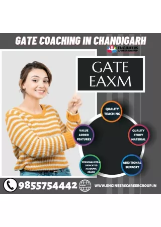 Top GATE Coaching In Chandigarh Engineers Career Group