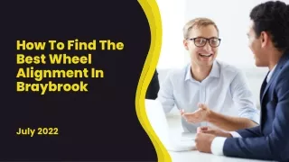 How To Find The Best Wheel Alignment In Braybrook