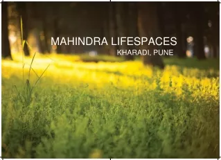 mahindra lifespaces