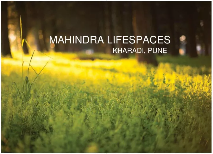 mahindra lifespaces