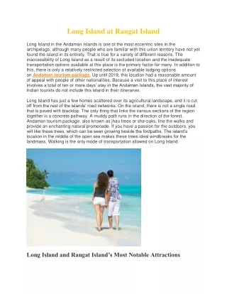 long island at rangat island