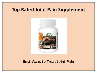 top rated joint pain supplement