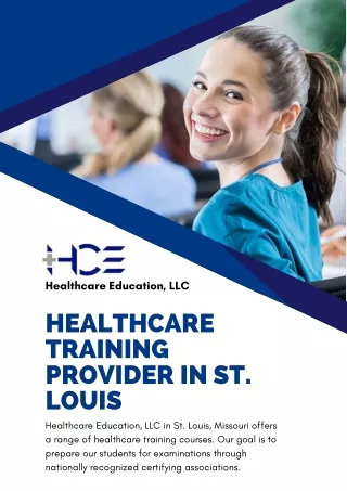 Join The Best Healthcare Training Provider in St. Louis