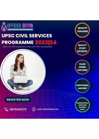 Top IAS Coaching In Chandigarh Officer Bitiya