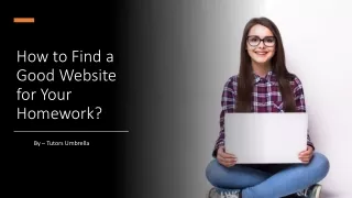how to find a good website for your homework