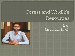 forest and wildlife resources