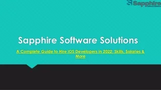 sapphire software solutions
