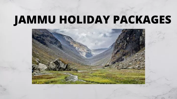 jammu holiday packages