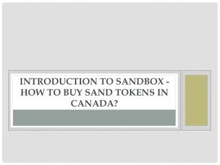 introduction to sandbox how to buy sand tokens in canada