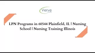 LPN Programs in 60544 Plainfield, IL  Nursing School  Nursing Training Illinois
