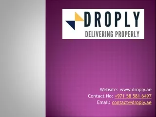website www droply ae contact no 971 58 581 6497 email contact@droply ae
