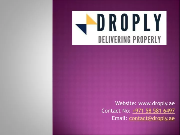 website www droply ae contact no 971 58 581 6497 email contact@droply ae