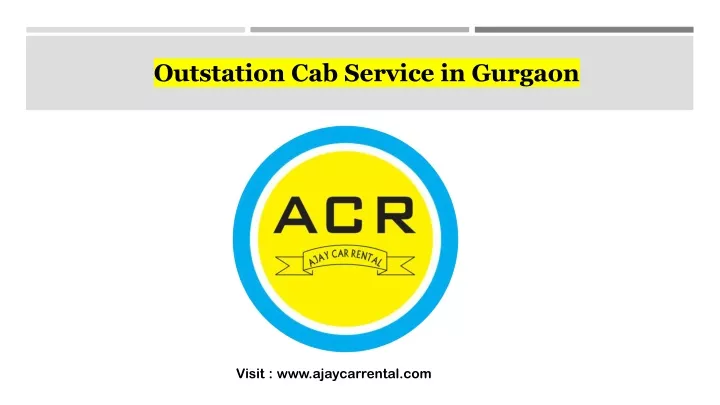 outstation cab service in gurgaon