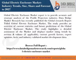 global electric enclosure market industry trends