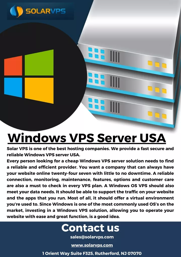 windows vps server usa