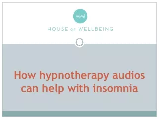 How hypnotherapy audios can help with insomnia