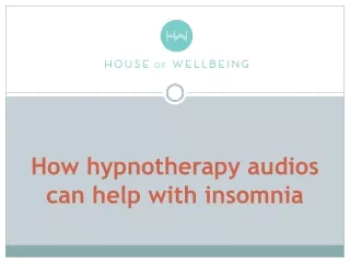 how hypnotherapy audios can help with insomnia
