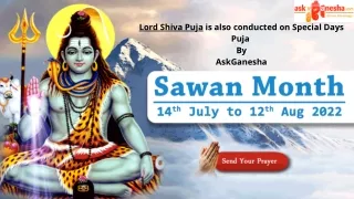 lord shiva puja is also conducted on special days