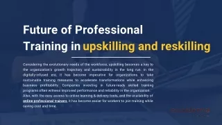 future of professional training inupskilling