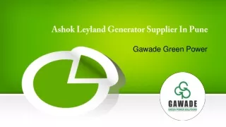 Ashok Leyland Generator Supplier In Pune