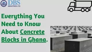 Concrete Blocks in Ghana