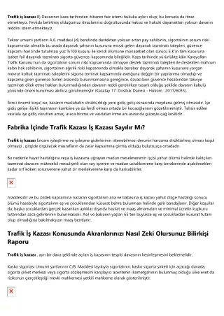 trafik i kazas 8 davac n n kaza tarihinden