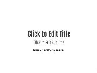click to edit title click to edit sub title