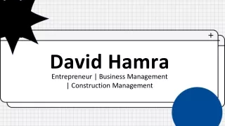 David Hamra - A Results-driven Competitor - Tulsa, Oklahoma