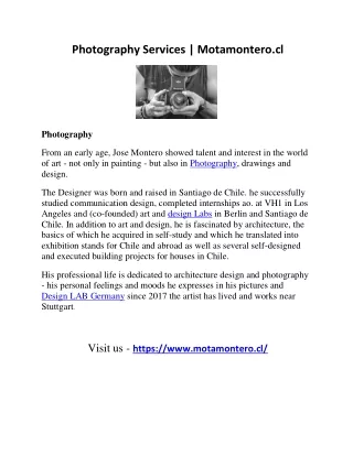 photography services motamontero cl